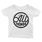 I Can Do All Things Infant Tees - Beacon Threads - 12-18M / White w/ Black Lettering - 2