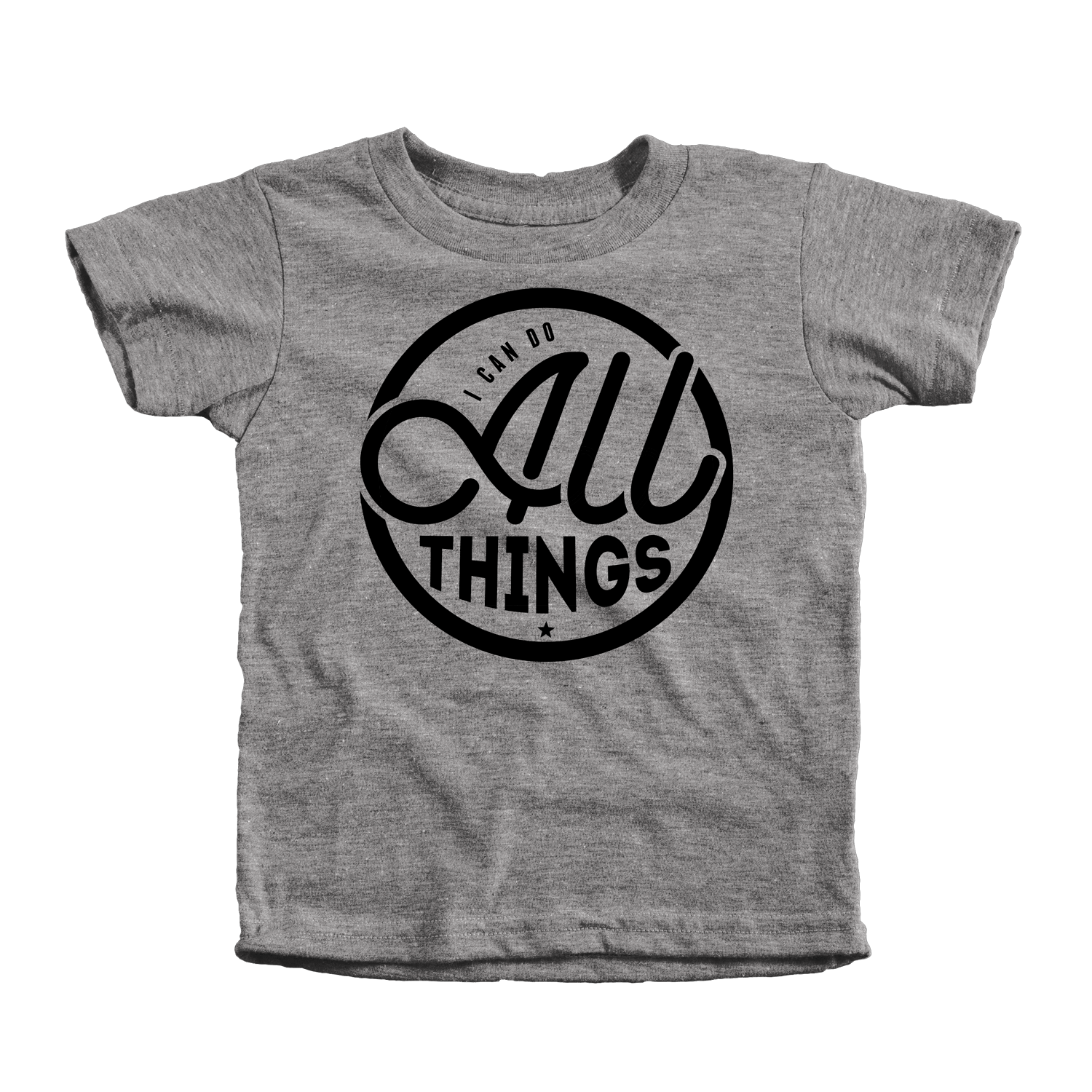 I Can Do All Things Infant Tees - Beacon Threads - 12-18M / Grey w/ Black Lettering - 1
