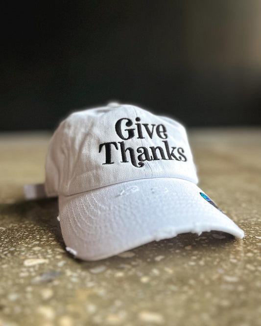 Give Thanks Kids Hat (Distressed)