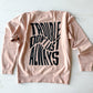 Trouble Don't Last Adult Drop Shoulder Sweatshirt