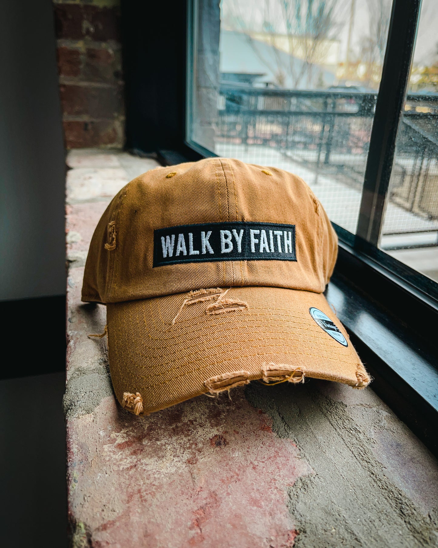 Walk By Faith Hat (Distressed)