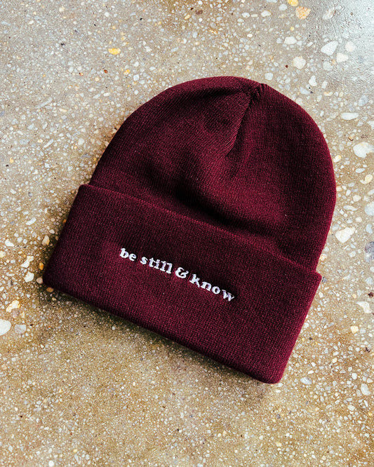 Be Still & Know Beanie