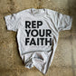 Rep Your Faith Adult Box T-Shirt