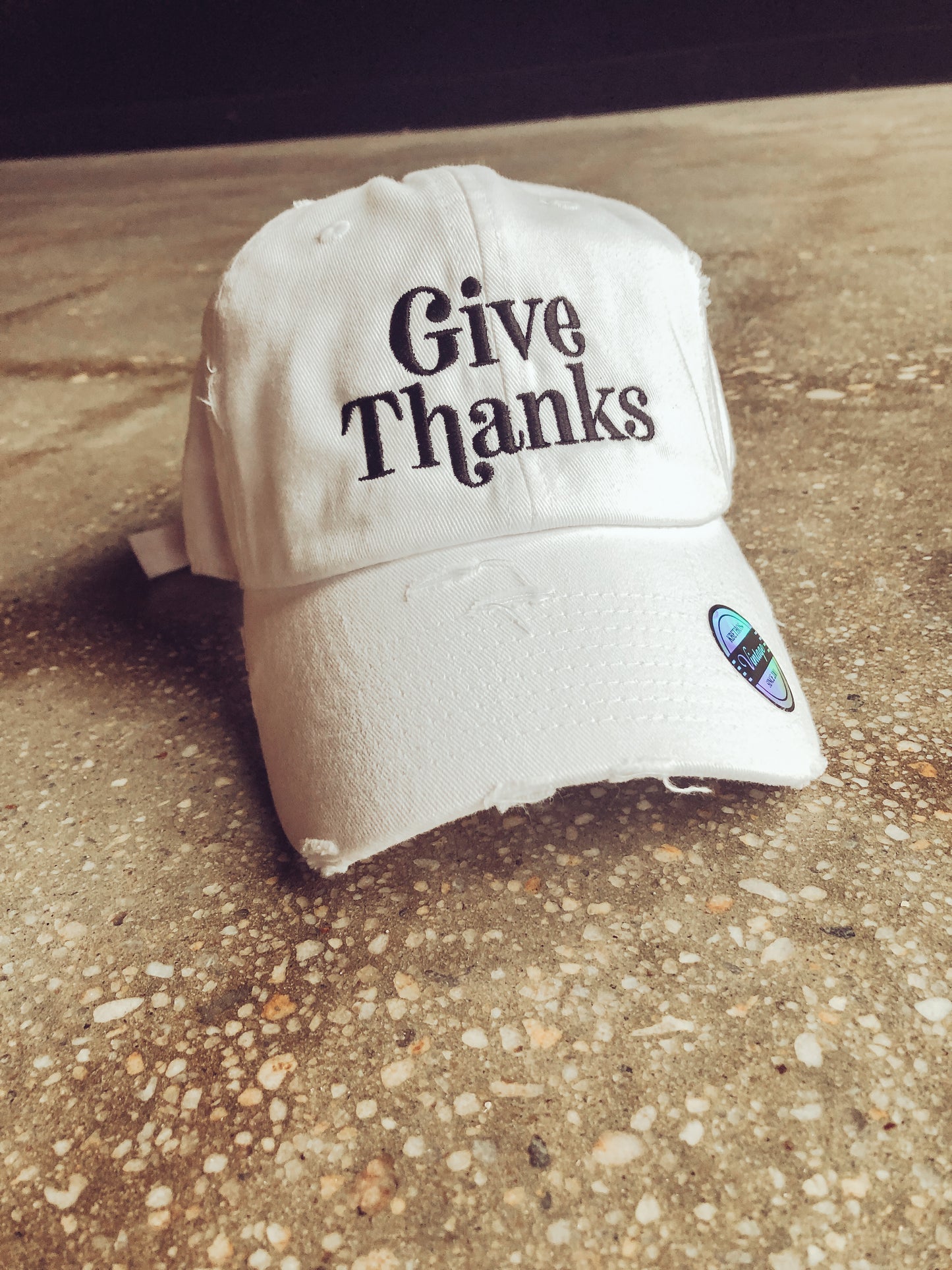 Give Thanks Hat (Distressed)