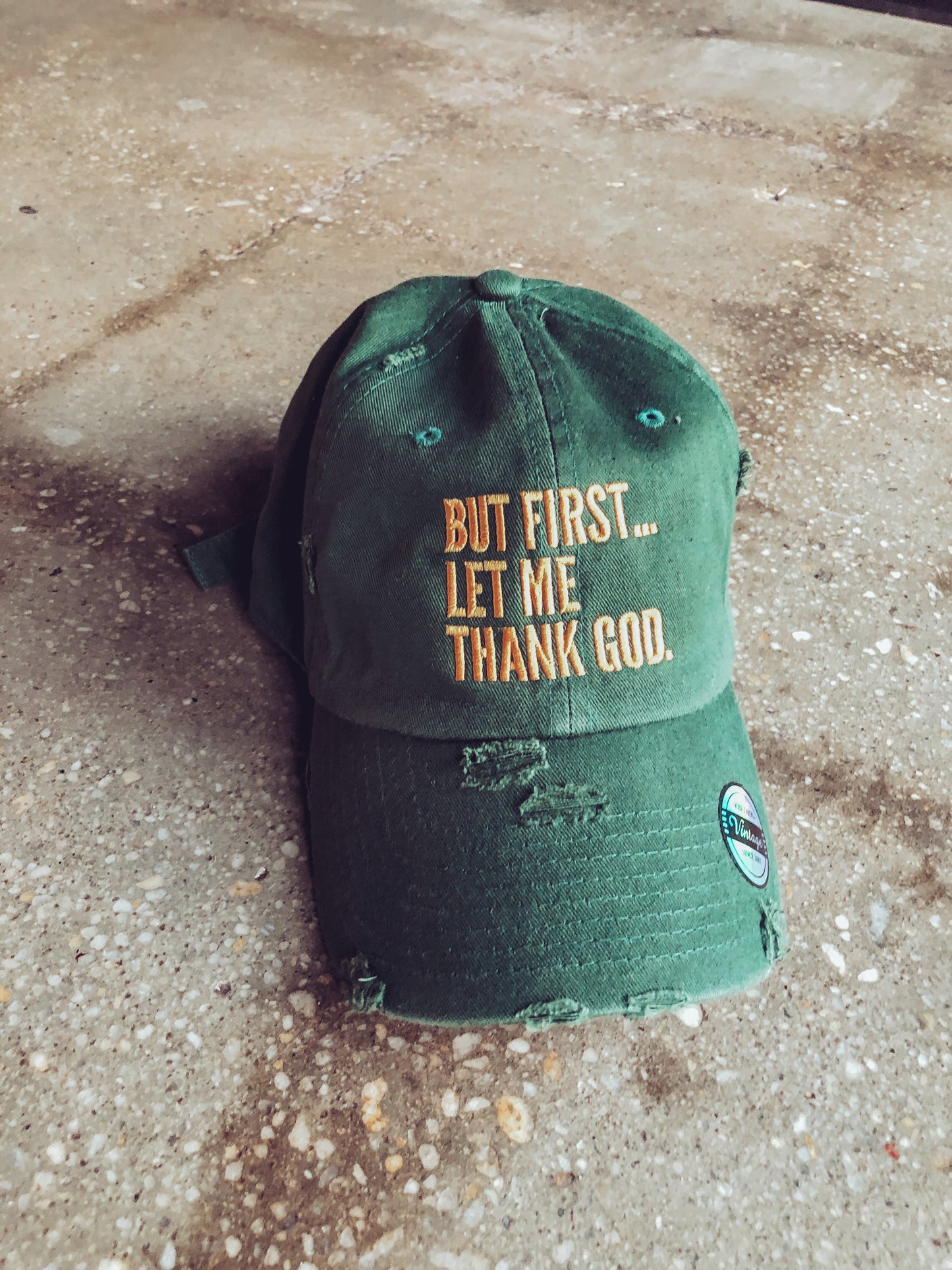 But First... Hat (Distressed)