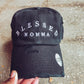 Blessed Momma Hat (Distressed)