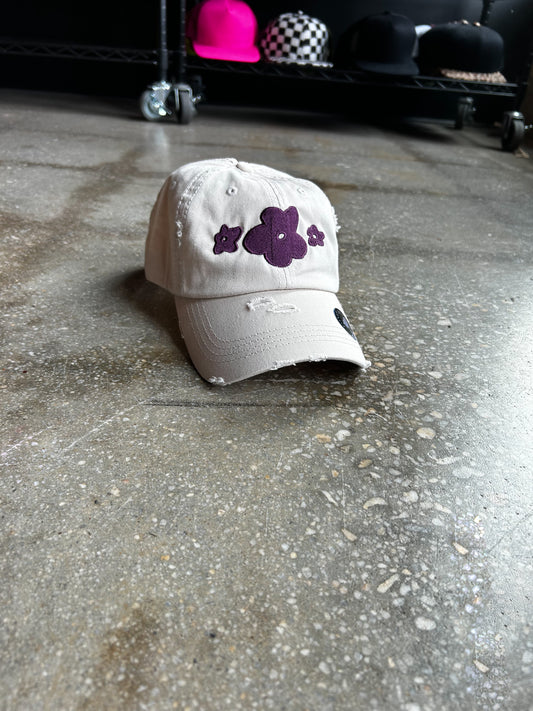 Bloom Distressed Hat (Ponytail)