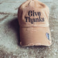 Give Thanks Hat (Distressed)