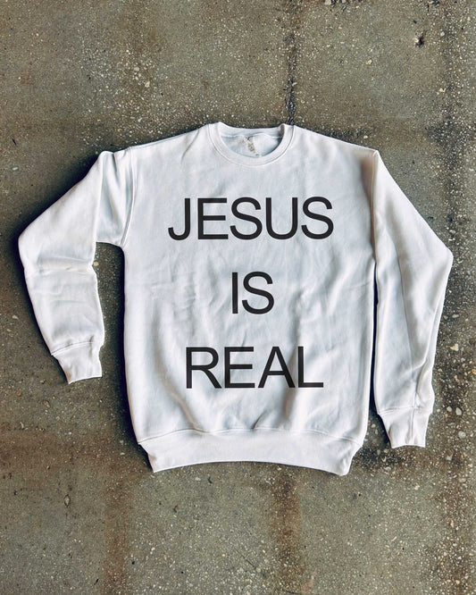 Jesus Is Real Adult Drop Shoulder Sweatshirt