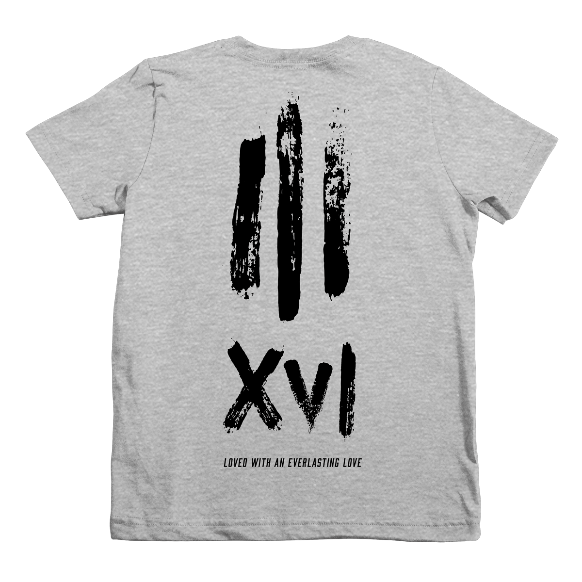 John 3:16 Tee - Beacon Threads - 2T / Grey w/ Black Lettering - 3