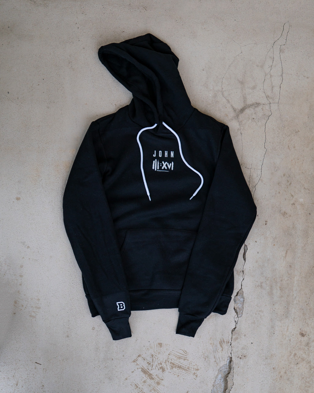 John 3:16 Adult Sponge Fleece Hoodie