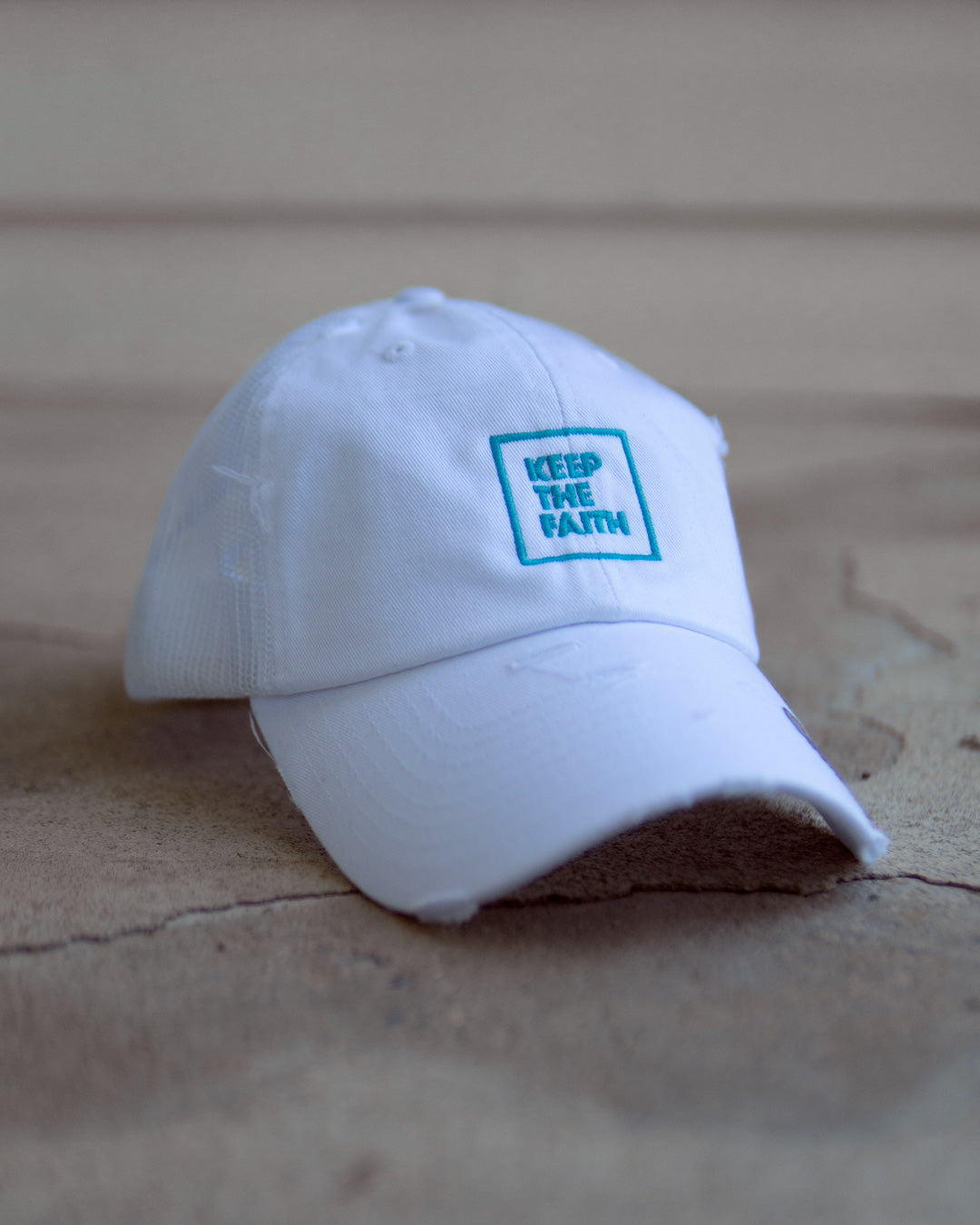 Keep The Faith Trucker Hat (Distressed)