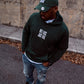 Not Luck, Just God. Adult Sponge Fleece Hoodie