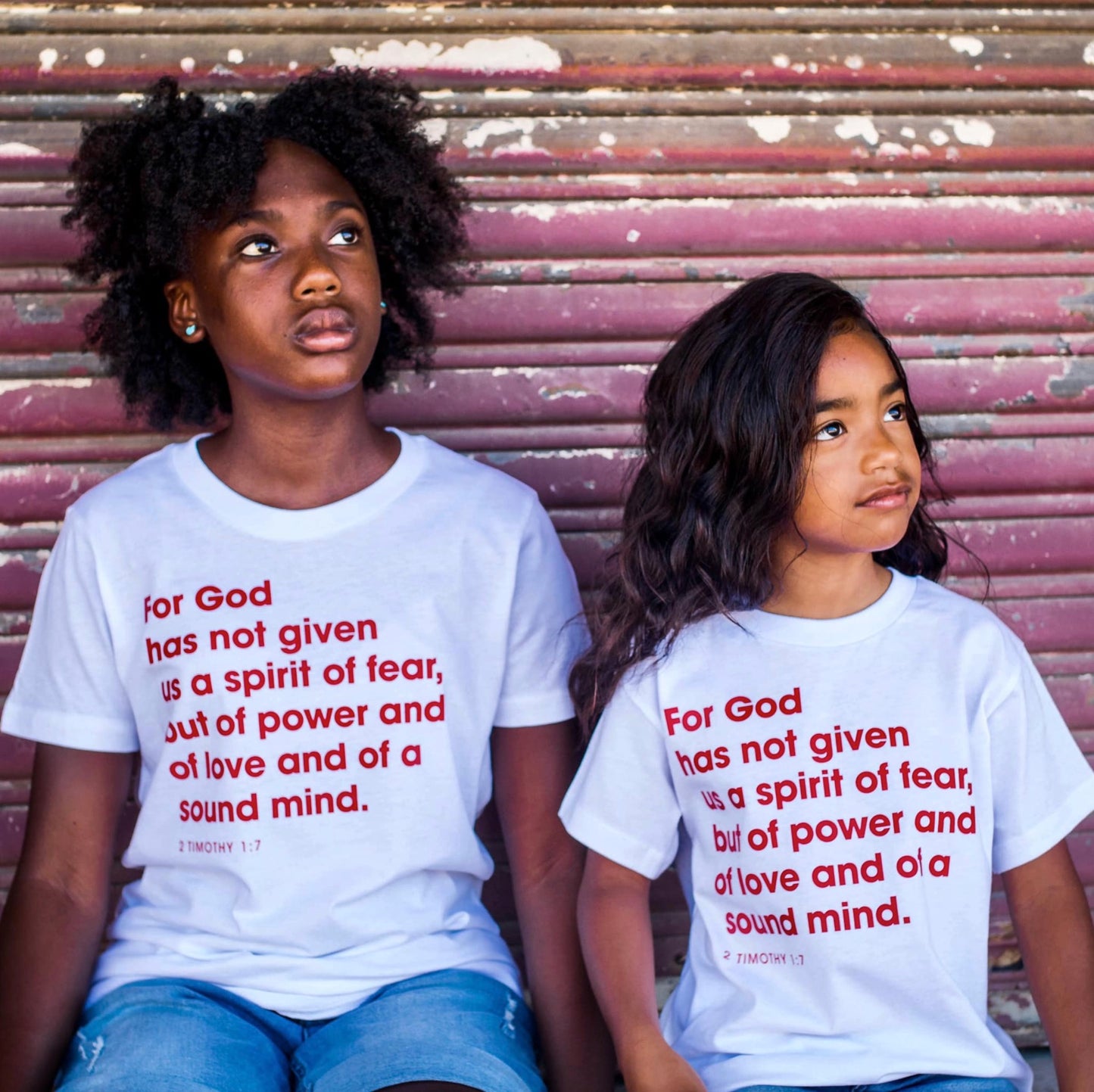 2 Timothy 1:7 Kids T-shirt