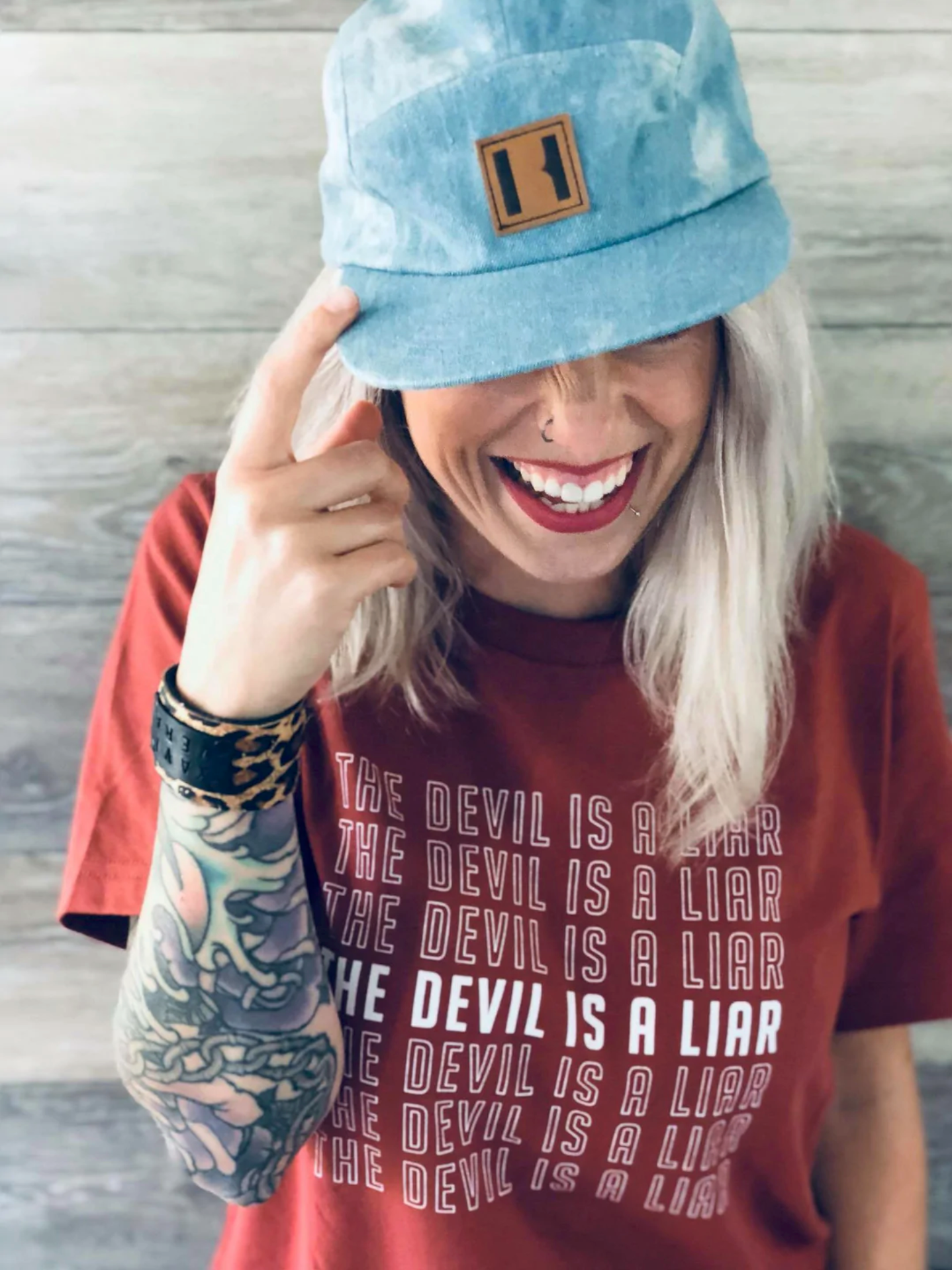 The Devil Is A Liar Adult Box T-Shirt