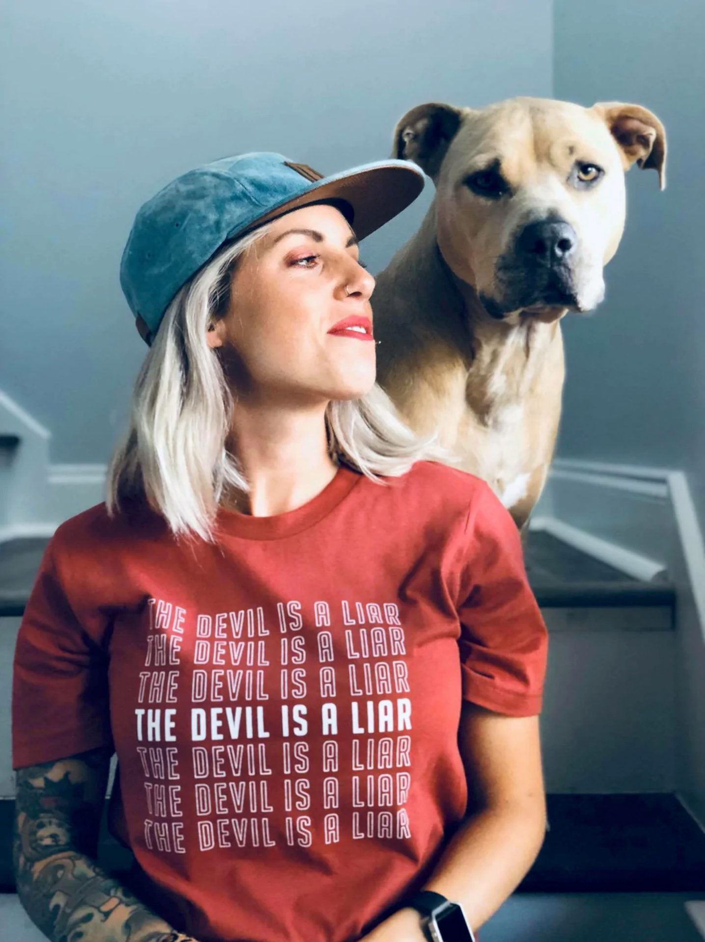 The Devil Is A Liar Adult Box T-Shirt