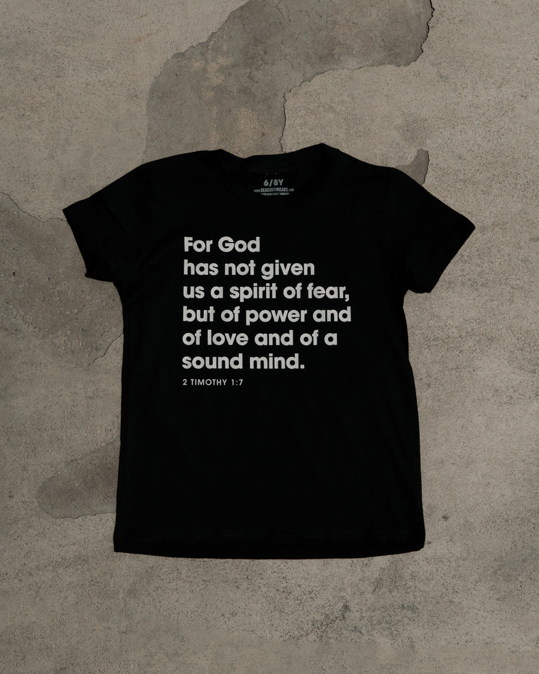 2 Timothy 1:7 Kids T-shirt