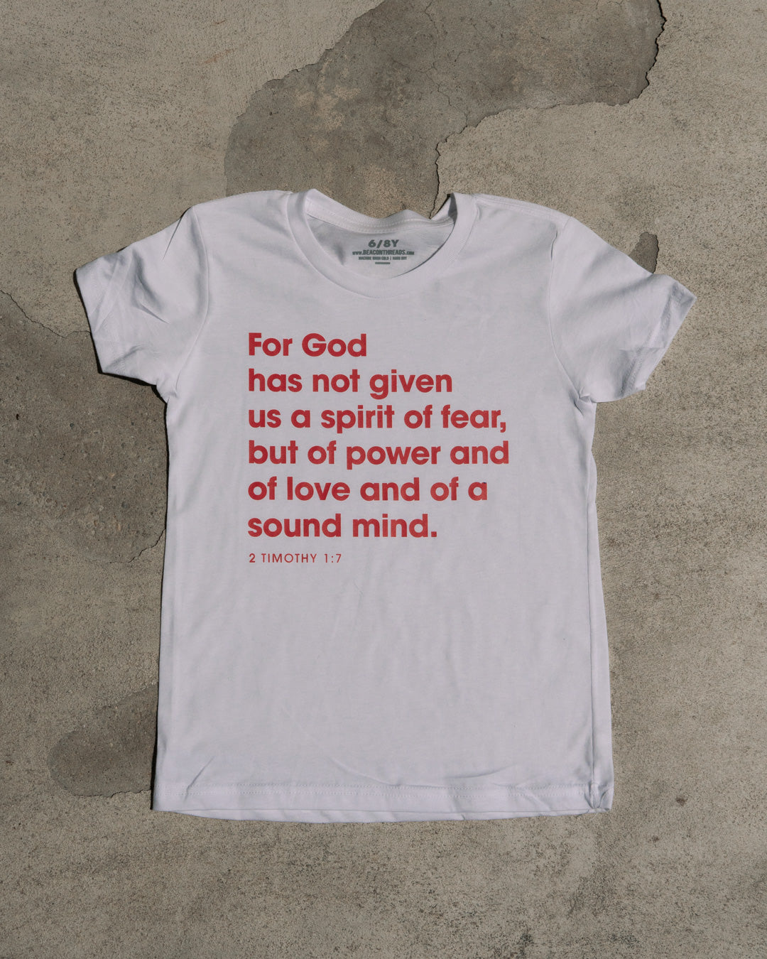 2 Timothy 1:7 Kids T-shirt