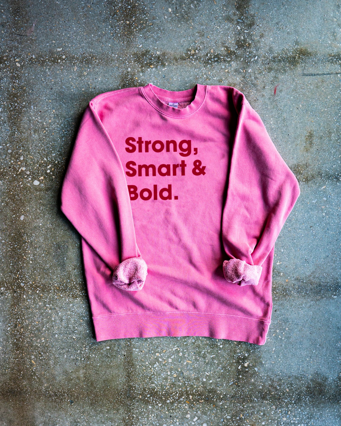 Strong, Smart & Bold Adult Drop Shoulder Sweatshirt