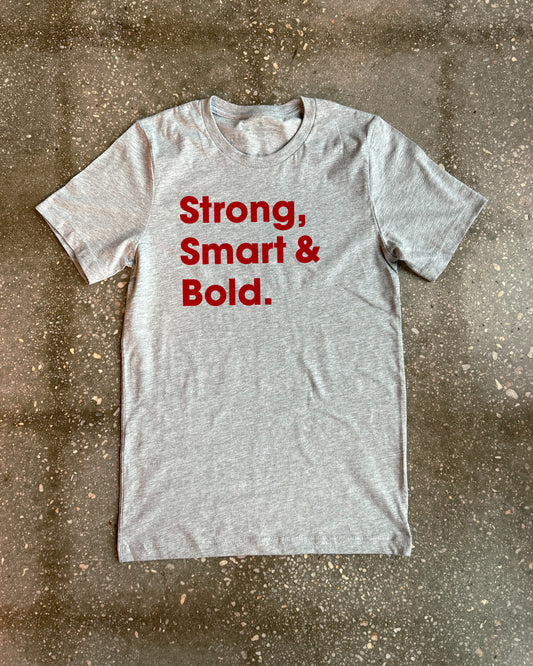 Strong, Smart & Bold Adult Box T-Shirt