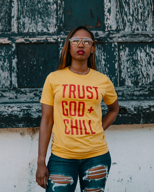 Trust God + Chill Adult Box T-Shirt