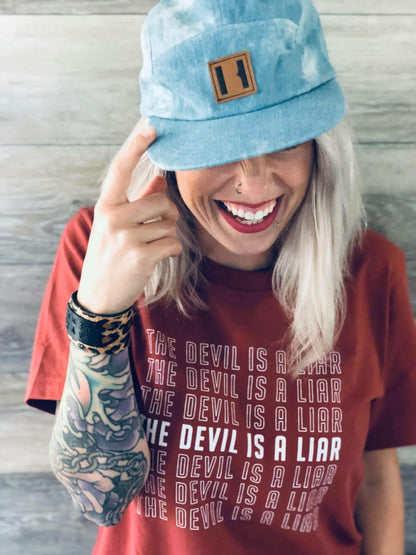 The Devil Is A Liar Adult T-Shirt