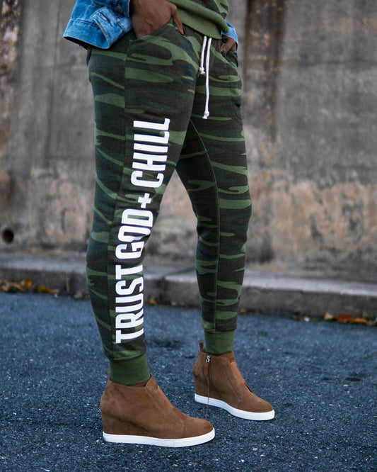 Trust God + Chill Adult/Unisex Joggers