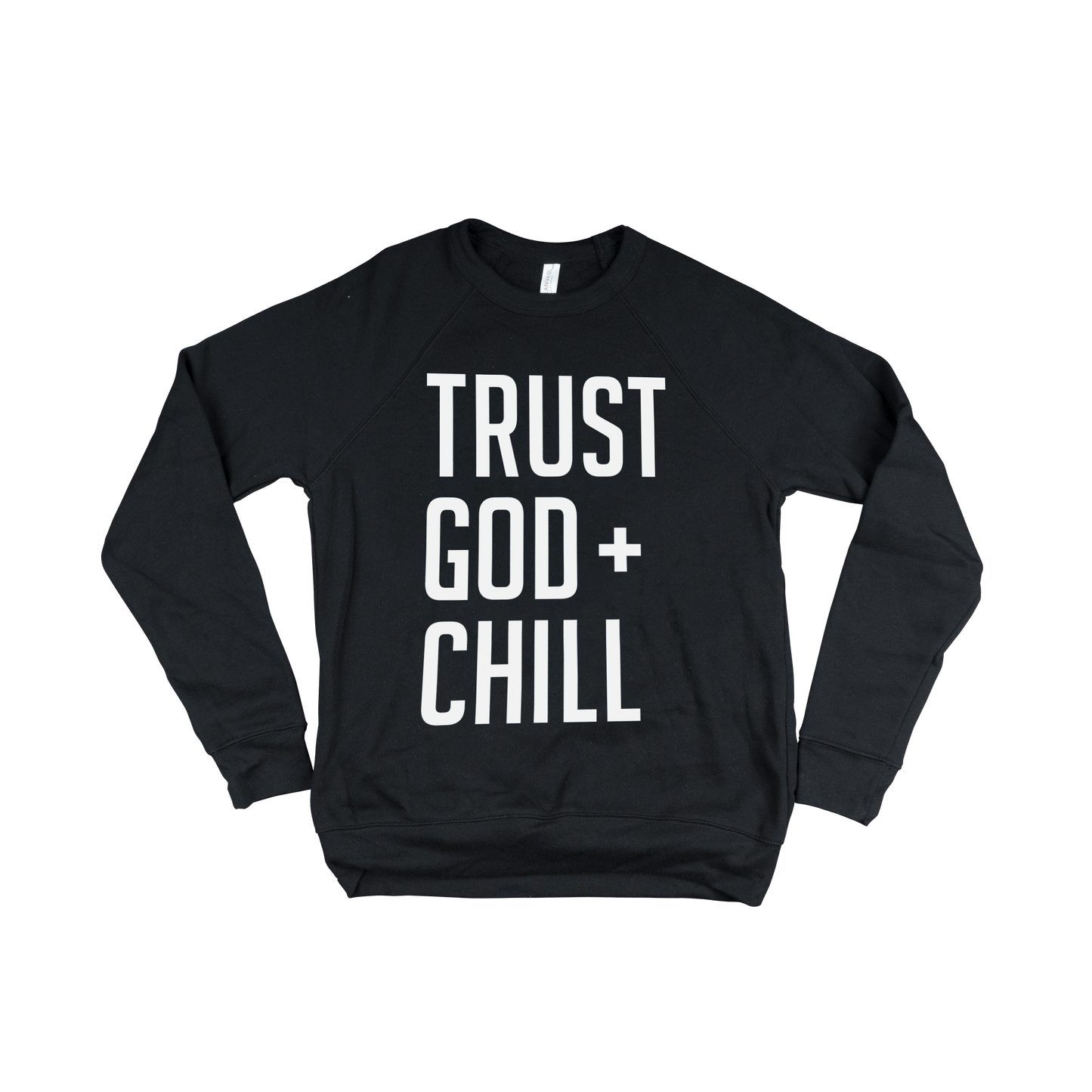 Trust God + Chill Adult Drop Shoulder Sweatshirt