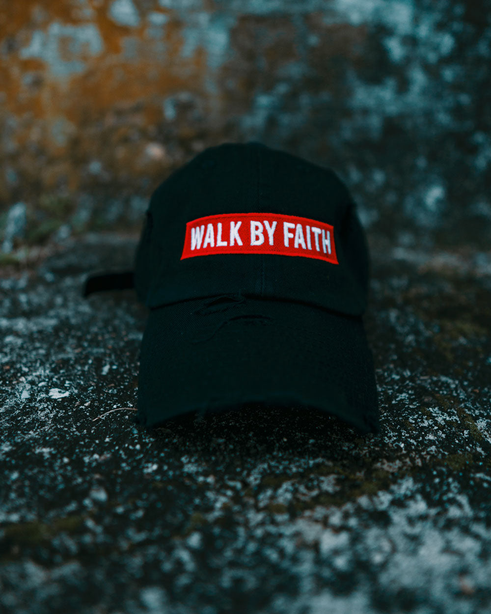 Walk By Faith Hat (Distressed)