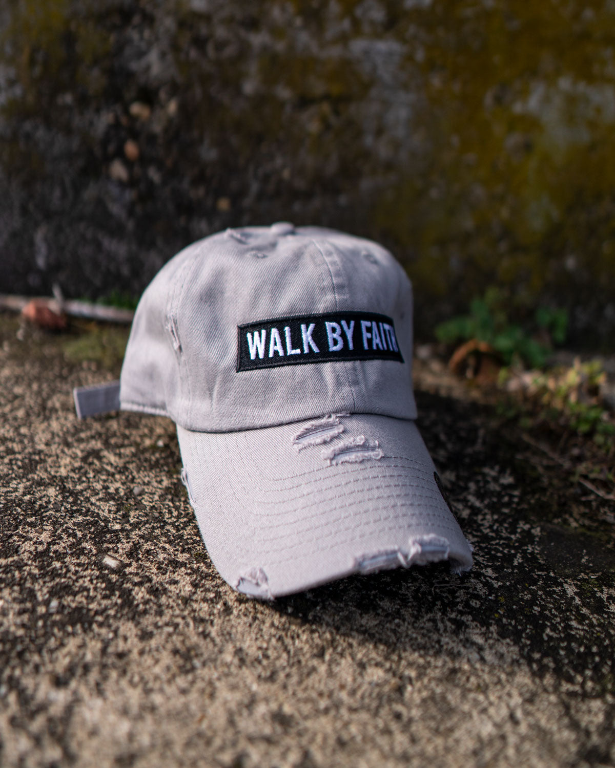 Walk By Faith Hat (Distressed)